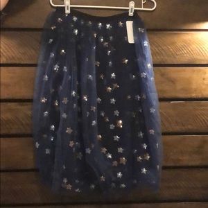 tulle and sequins star skirt